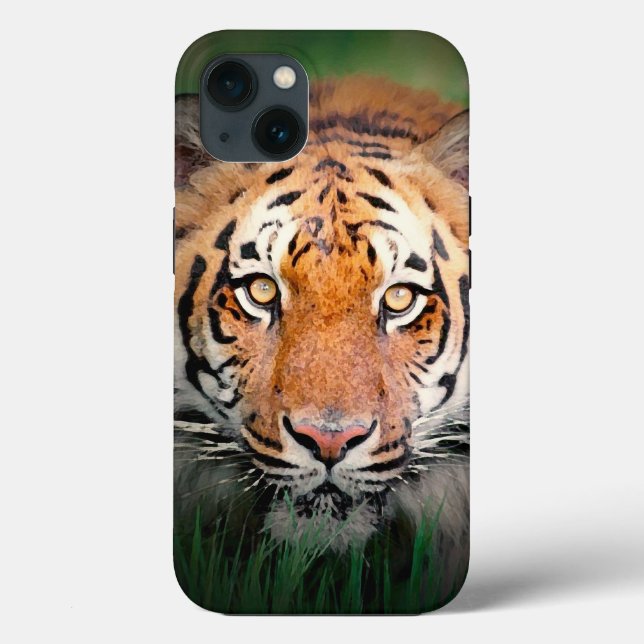 Augen von Tiger Case-Mate iPhone Hülle (Rückseite)