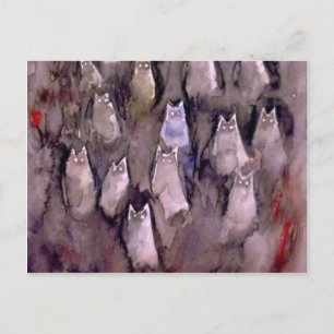 AUGEN WERDEN GESCHAUT-2 POSTKARTE