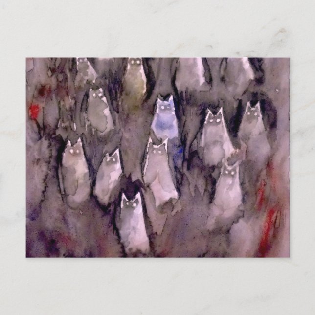 AUGEN WERDEN GESCHAUT-2 POSTKARTE (Vorderseite)