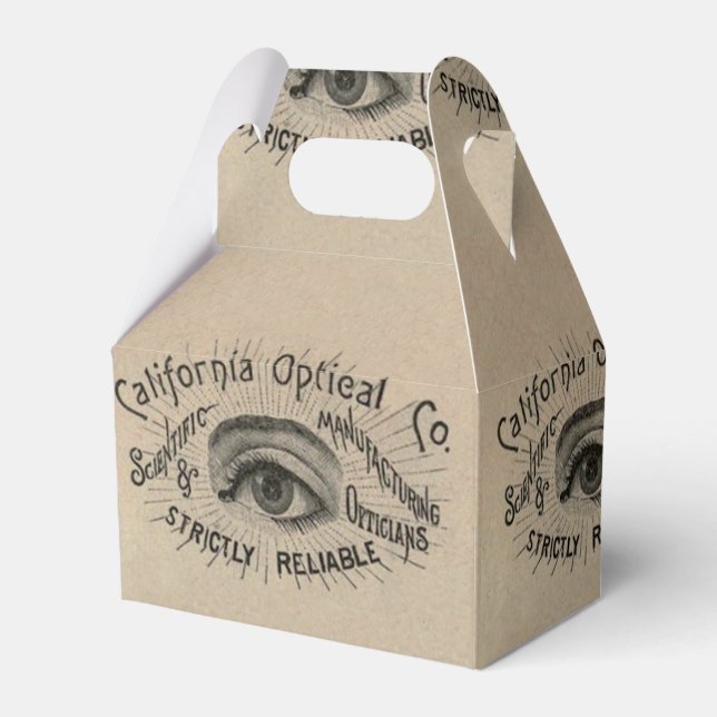 Augenantische Werbung optisch Geschenkschachtel (Vorderseite)