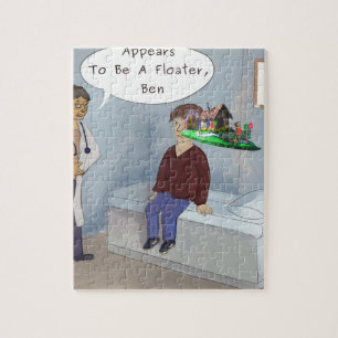 Augenarzt entdeckt einen Paraden-Augenfloater Puzzle