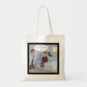 Augenarzt findet Totebag mit "Parade Eye Floater" Tragetasche