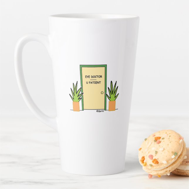 Augenarzt Optometriker Ophthalmologe Milchtasse (Beispiel)