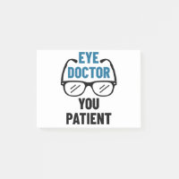 Augenarzt Sie Patient Funny Optometrist
