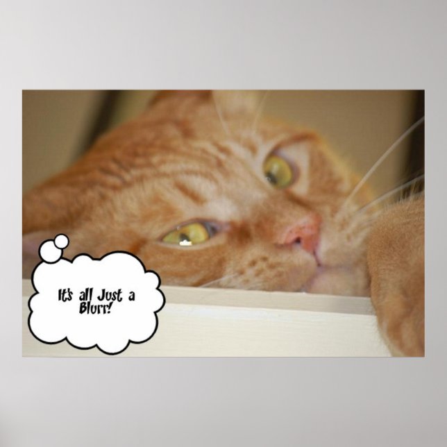 Augenarzt-Spaß/alles ist verschwommen Poster (Vorne)