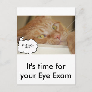 Augenarzt-Spaß/alles ist verschwommen Postkarte