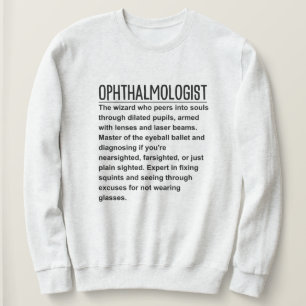 Augenarzt Sweatshirt