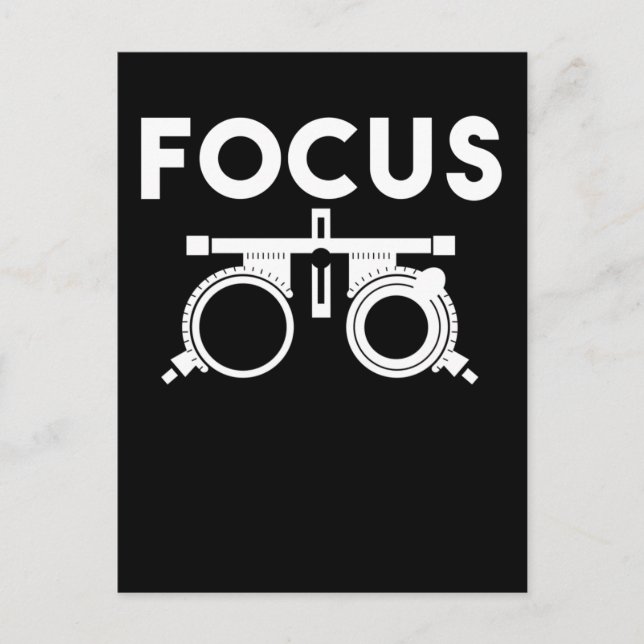 Augenärzte Spaß Funny Opticians Postkarte (Vorderseite)