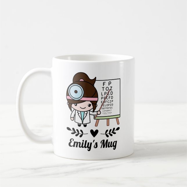 Augenarztgeschenk Kaffeetasse (Links)