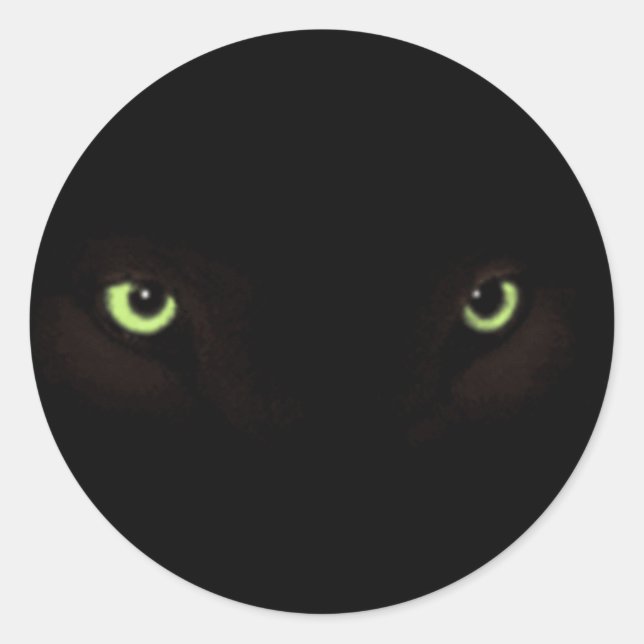 Augenaufkleber Runder Aufkleber (Vorderseite)
