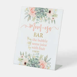 Augenbläser Sockelschild