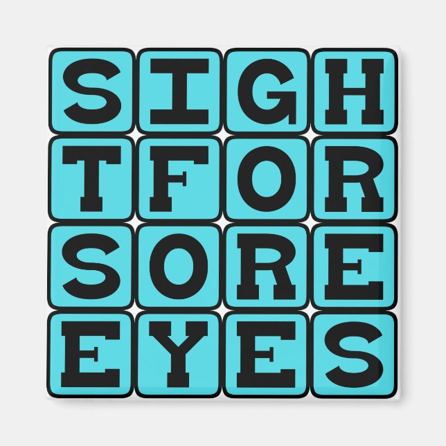 Augenblick, Augenblick der Ruhe Magnet (Vorne)