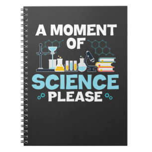 Augenblick der wissenschaftlichen Funny Chemistry  Notizblock
