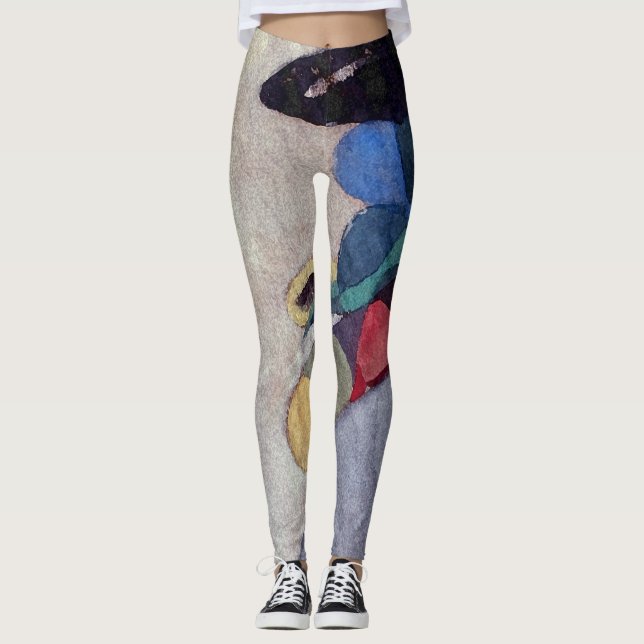 Augenblick, Kunstmalerei Leggings (Vorderseite)