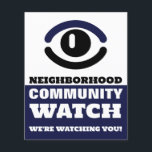 Augenblick, Warnung der Nachbarschaft Flyer<br><div class="desc">Sehen Sie sich das Auge,  die Nachbarschaft Community Watch Warning Flyer durch den Business Card Store.</div>