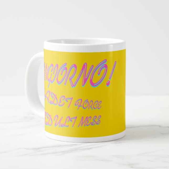 Augenblutung Jumbo-Tasse (Vorderseite Links)