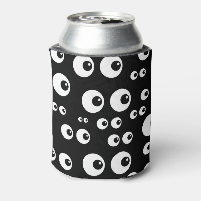 Augenbrauen, isolierte Flasche oder Dosenkühler (Kanne Rückseite)