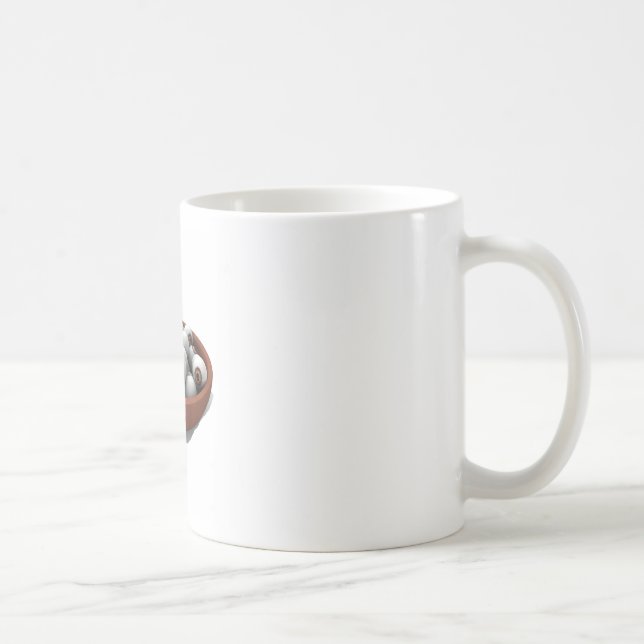 Augenbrauen Kaffeetasse (Rechts)