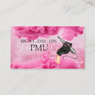 Augenbrauen-Nachbehandlung PMU Microblading Henna Visitenkarte