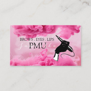 Augenbrauen-Nachbehandlung PMU Microblading Henna Visitenkarte