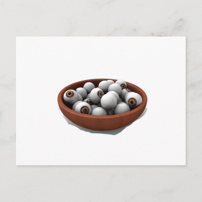 Augenbrauen Postkarte (Vorderseite)