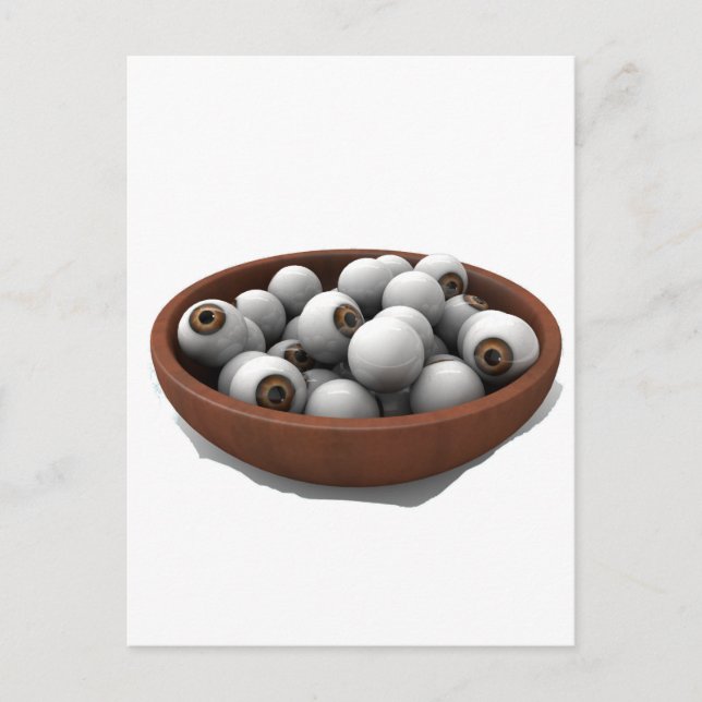 Augenbrauen Postkarte (Vorderseite)