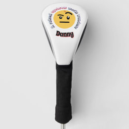 Augenbrauen-Sass: Eine hochgezogene Augenbraue wir Golf Headcover