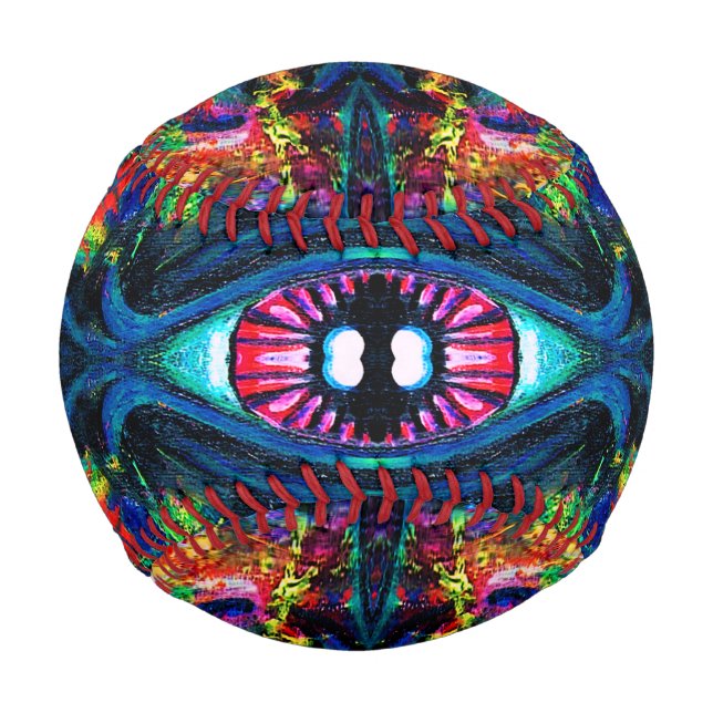 Augenbrauen- und Trippy-Malerei Baseball (Vorderseite)