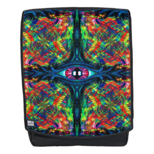 Augenbrauen- und Trippy-Malerei Rucksack