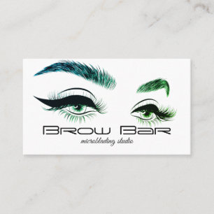 Augenbrauen & Wimpern Microblading, Wimpernverläng Visitenkarte
