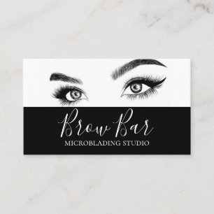 Augenbrauen & Wimpern Microblading, Wimpernverläng Visitenkarte