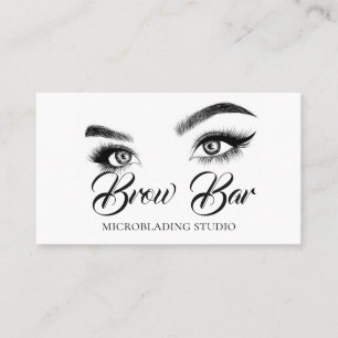 Augenbrauen & Wimpern Microblading, Wimpernverläng Visitenkarte
