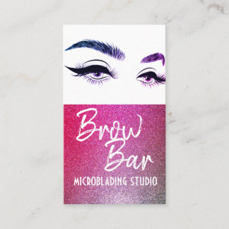 Augenbrauen & Wimpern Microblading, Wimpernverläng Visitenkarte