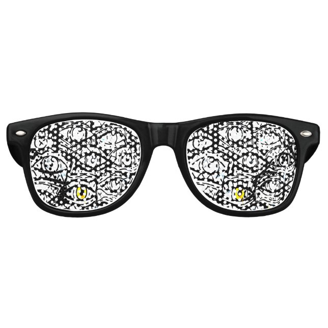 Augendehnung Partybrille (Vorderseite)