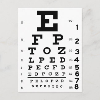 Augendiagramm Postkarte