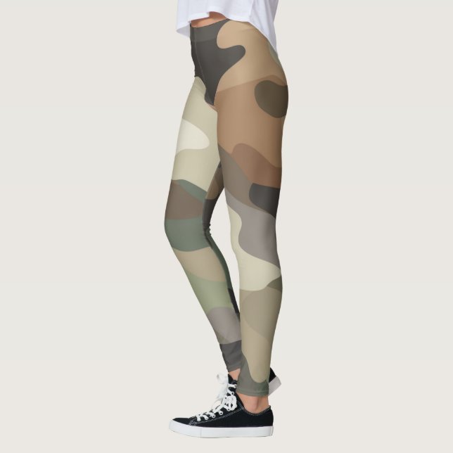 Augenfällige Camouflage-Druckmode Leggings (Links)
