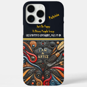 Augenfällige Kunst mit kühnen Schwüngen iPhone 16 Pro Max Hülle