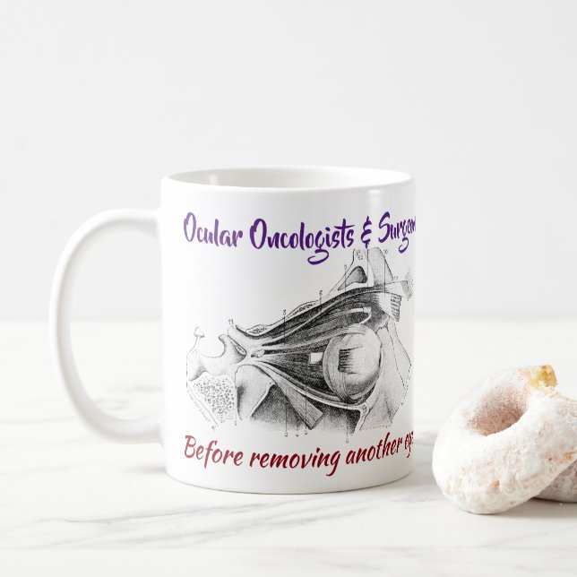 Augenfällige Onkologen/Chirurgen R/O Wolbachia Kaffeetasse (Mit Donut)