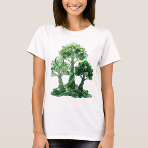 Augenfälliger grüner SMARAGD SCHMUCKBAUM T-Shirt