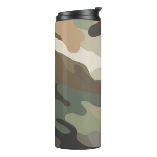 Augenfälliger, kühner Tarnmuster-Wärmebecher Thermosbecher