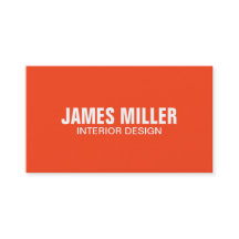 Augenfang Moderne Orange Bright Bold Trendy