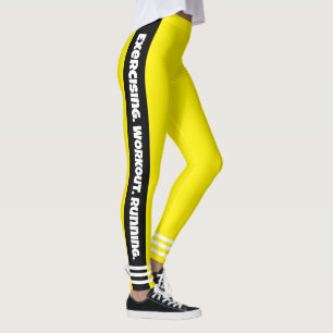 Augenfänger Gelber Neonhintergrund Leggings