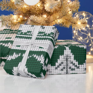 Augenfänger, grün und weiß geschenkpapier