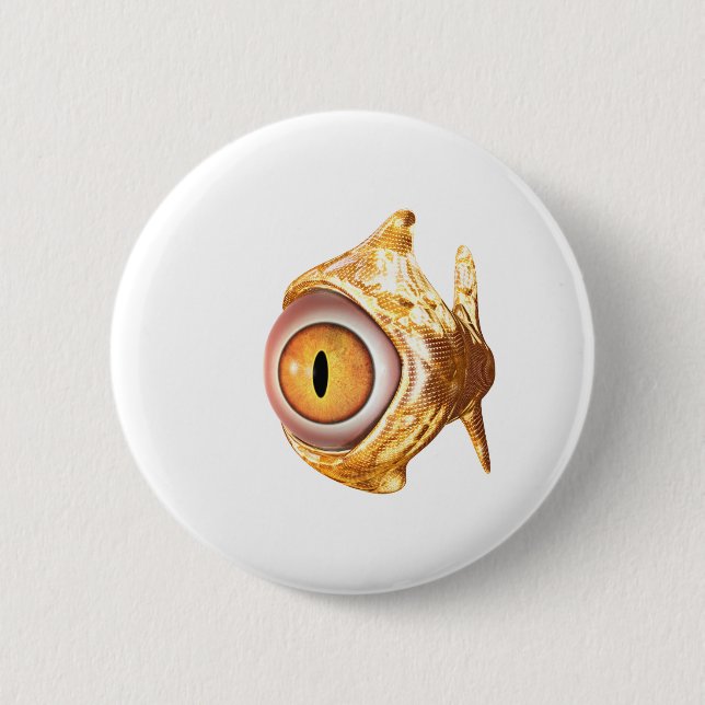 Augenfisch Button (Vorderseite)