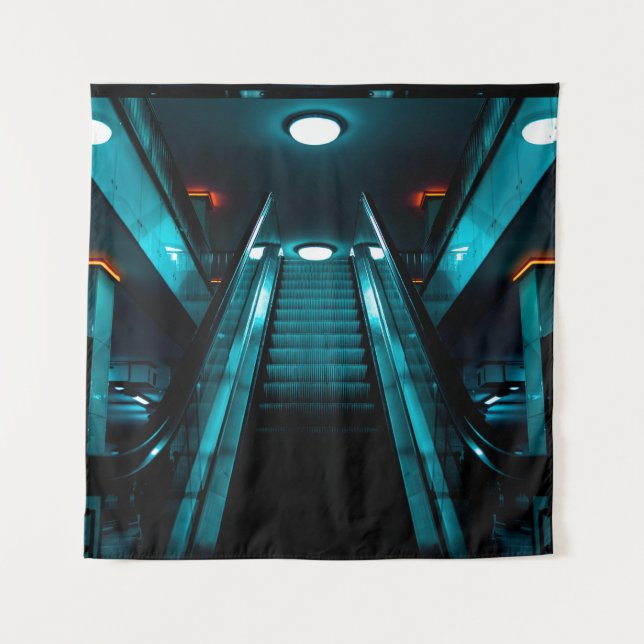 AUGENFOTOGRAFIE VON GRAUEM GEBÄUDE UNTER DEM WORT WANDTEPPICH (Vorderseite)