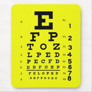Augenheilkunde-Optometrie-medizinisches Mousepad