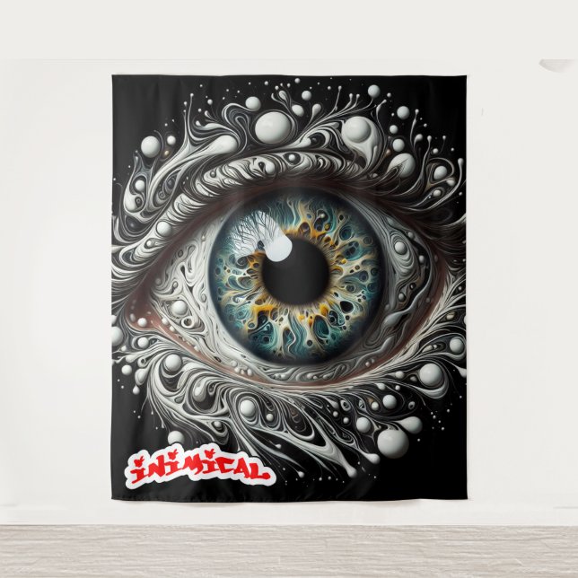 Augeninnendruck Wandteppich (Vorderseite)