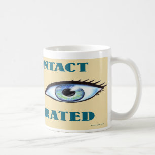 Augenkontakt ist übertrieben tasse