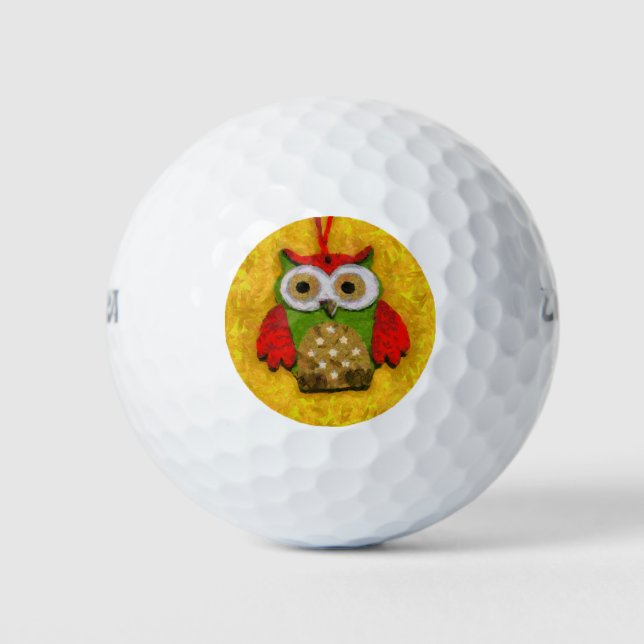 Augenmalerei Golfball (Vorderseite)