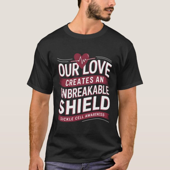Augenmonat der Sichelzellanämie Unzerbrechliche Sc T-Shirt (Vorderseite)